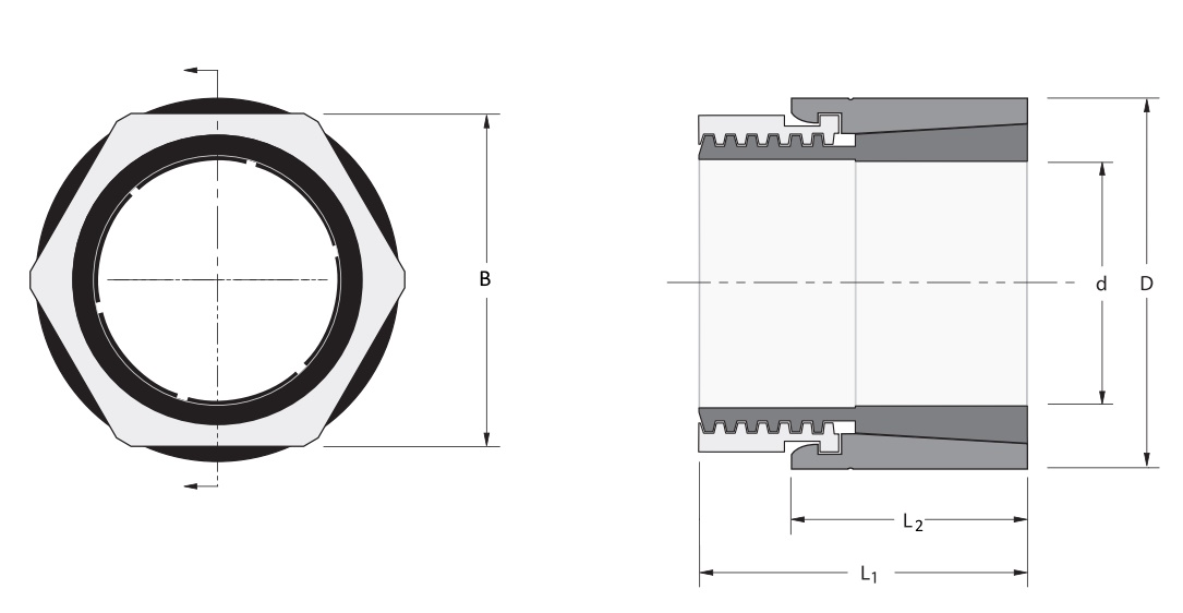 Втулка зажимная MINI KBS 58 38x62, EMT | ЕМТ