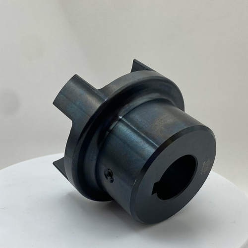 Полумуфта GE 90-100 A с готовым отверстием d70 шпон паз 20х4,9мм+винт М12 СТАЛЬ, EMT | ЕМТ