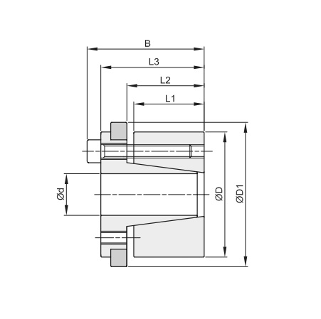 Втулка зажимная BK 71 (RCK 71) 25x50 (KLDB025), EMT | ЕМТ