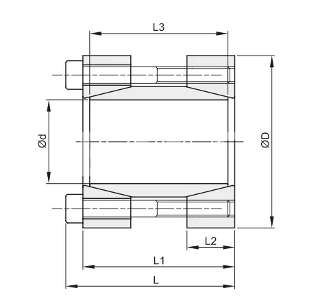 Втулка зажимная BK 95 (RCK 95) 42x78 (KLMM042), EMT | ЕМТ