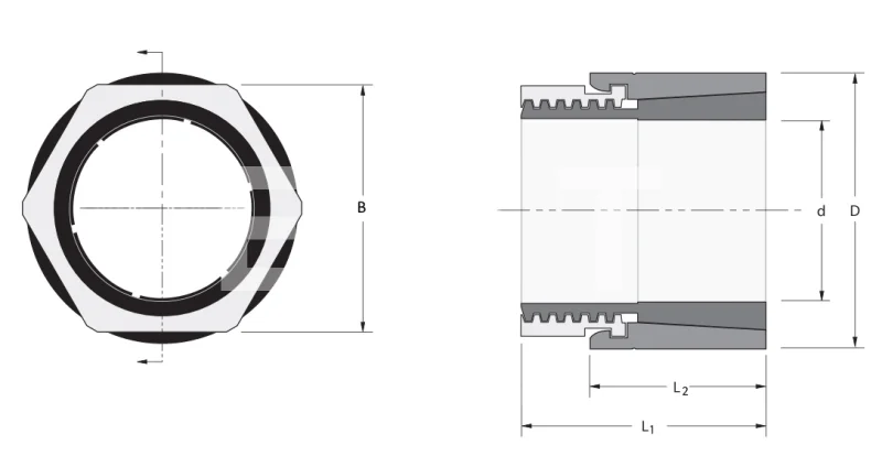 Втулка зажимная MINI KBS 58 16x26, EMT | ЕМТ