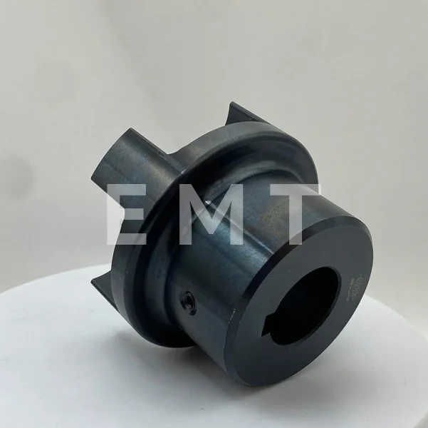 Полумуфта GE 42-55 A с готовым отверстием d35 шпон паз 10х3,3мм+винт М8 СТАЛЬ, EMT | ЕМТ