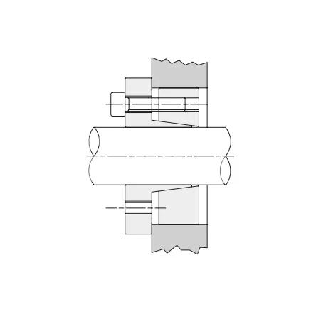 Втулка зажимная BK 15 (RCK 15) 45x80 (KLBB345), EMT | ЕМТ