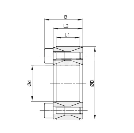 Втулка зажимная BK 40 (RCK 40) 60x90 (KLGG060), EMT | ЕМТ
