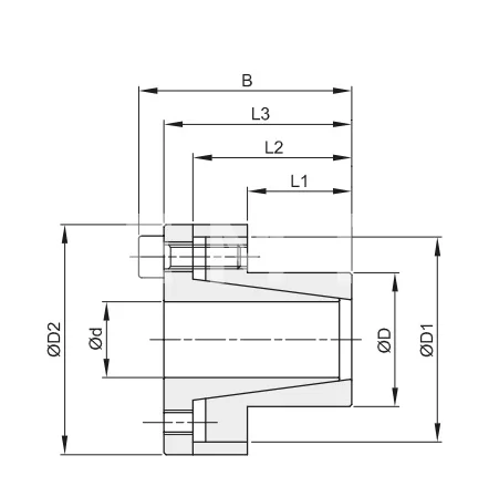 Втулка зажимная BK 80 24x34, из нержавеющей стали, EMT | ЕМТ