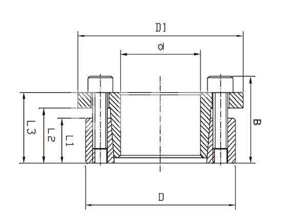 Втулка зажимная BK 16 (RCK 16) 48x80 (KLAB048), EMT | ЕМТ