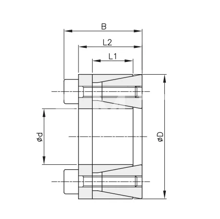 Втулка зажимная BK 45 (RCK 45) 18x40 (KLHH018), EMT | ЕМТ