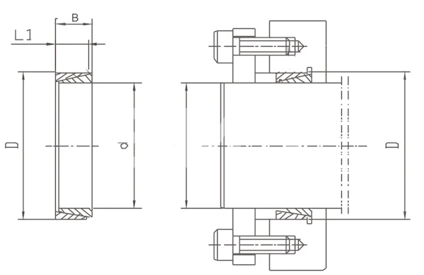 Втулка зажимная BK 50 (RCK 50) 7x10, EMT | ЕМТ