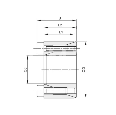 Втулка зажимная BK 61 (RCK 61) 28x50 (KLSS028), EMT | ЕМТ