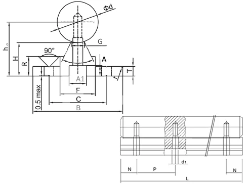 Вал прецизионный хромированный с опорой SBR12, 4010 мм, EMT | ЕМТ